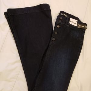 Express High Rise Bell Flare Stretch
